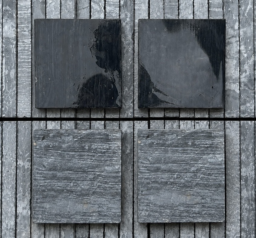 Black Marble matte finish natural pool stone Thailand